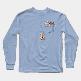 Cute Pocket Pugs Long Sleeve T-Shirt